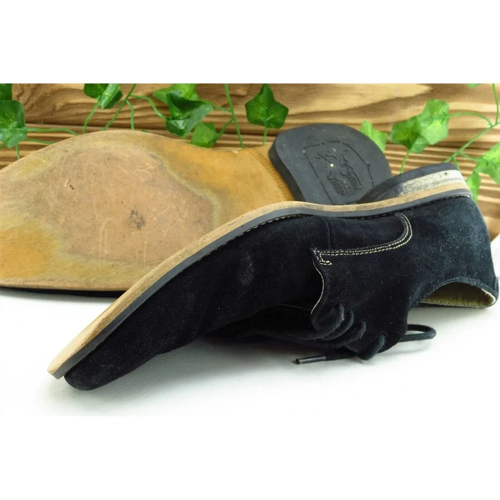 Stacy Adams Shoes Sz‎ 9 M Black Derby Oxfords Leather Men
